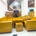 bộ sofa nguyên khối vân sọc dưa siêu đẹp và chắc chắn vân sọc dưa siêu đẹp